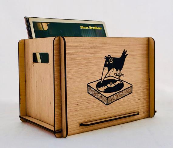 9. RomanyHouse Record Storage Crate