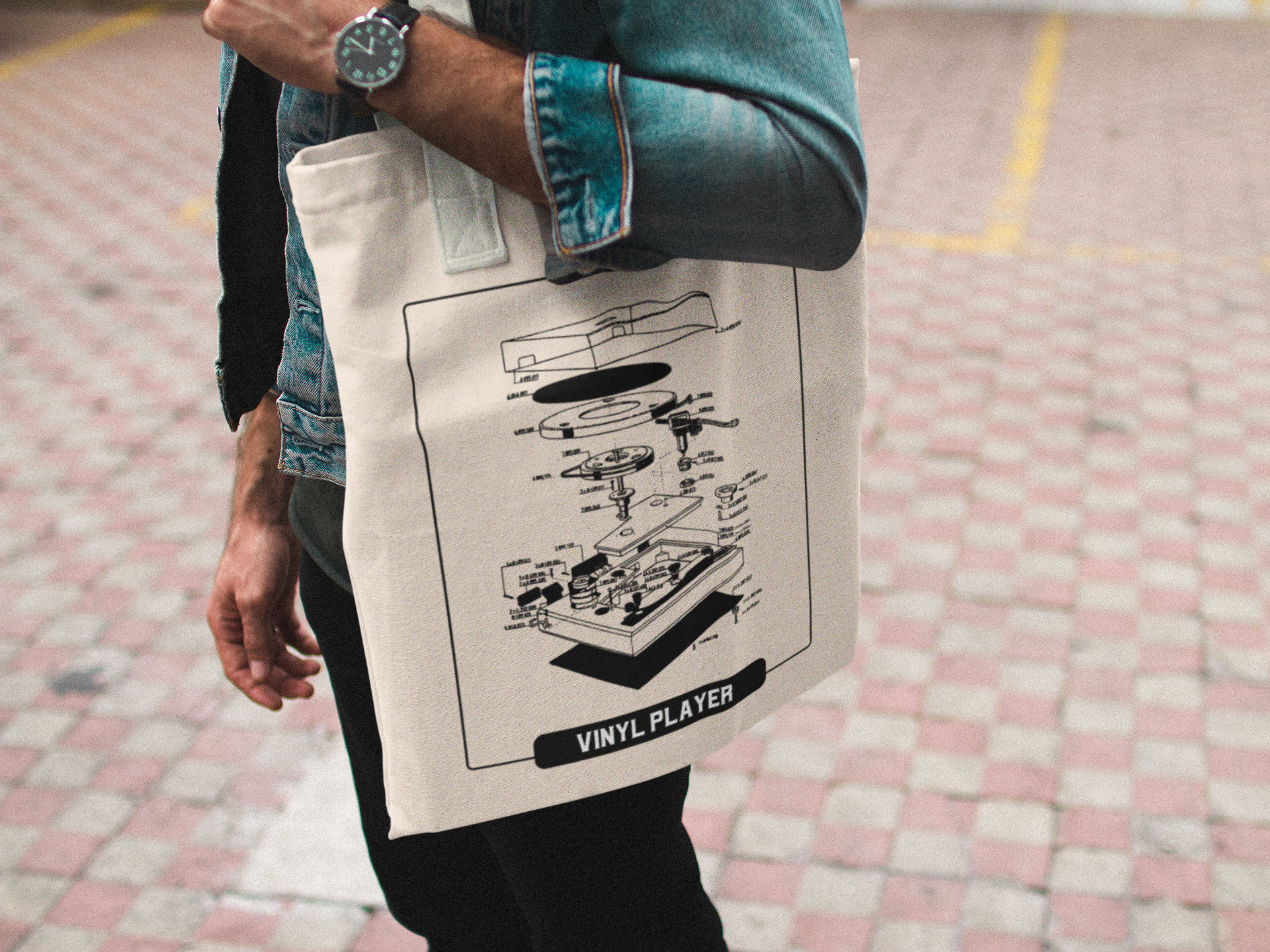 68. Music Lover Tote Bag