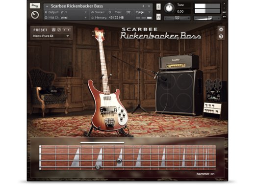 7. Scarbee Rickenbacker Bass by Native Instruments (Paid)