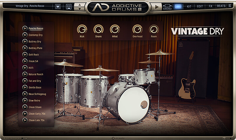10. XLN Audio Addictive Drums 2