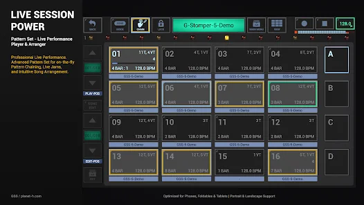 G-Stomper Studio app or website