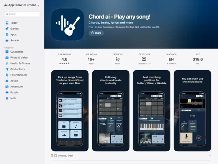 Chord AI app or website