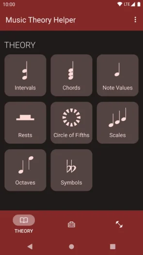 Music Theory Helper interface