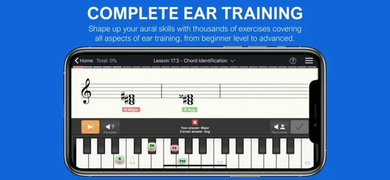 EarMaster interface