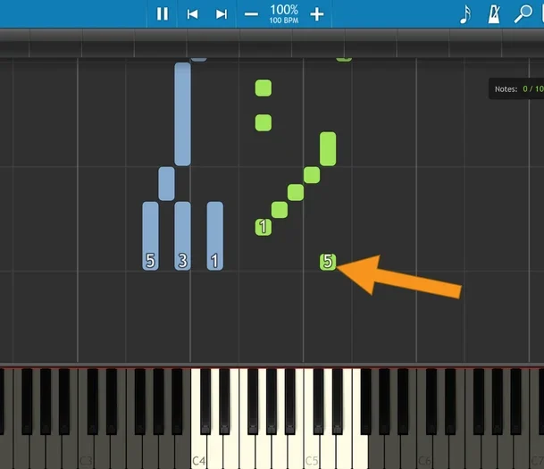Synthesia interface