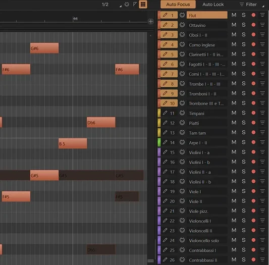 Cakewalk Sonar interface