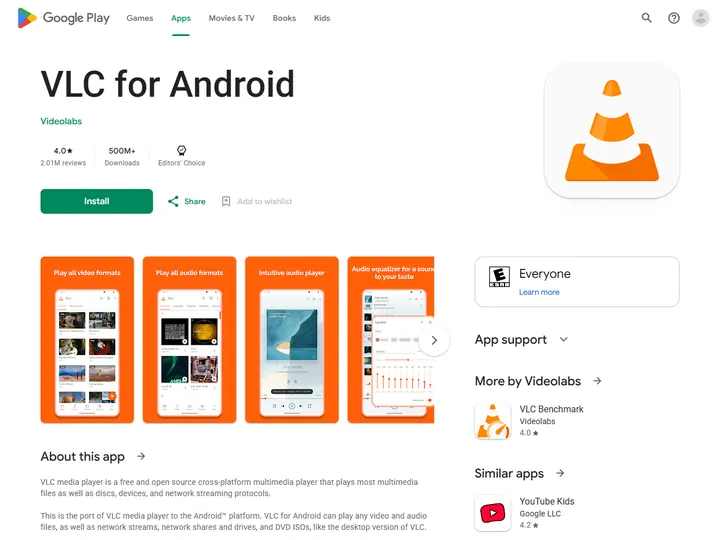Screenshot of play.google.com