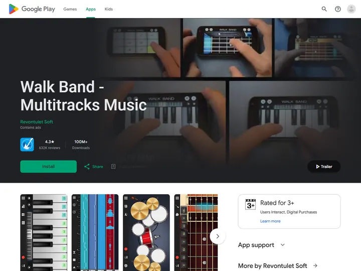 Screenshot of play.google.com