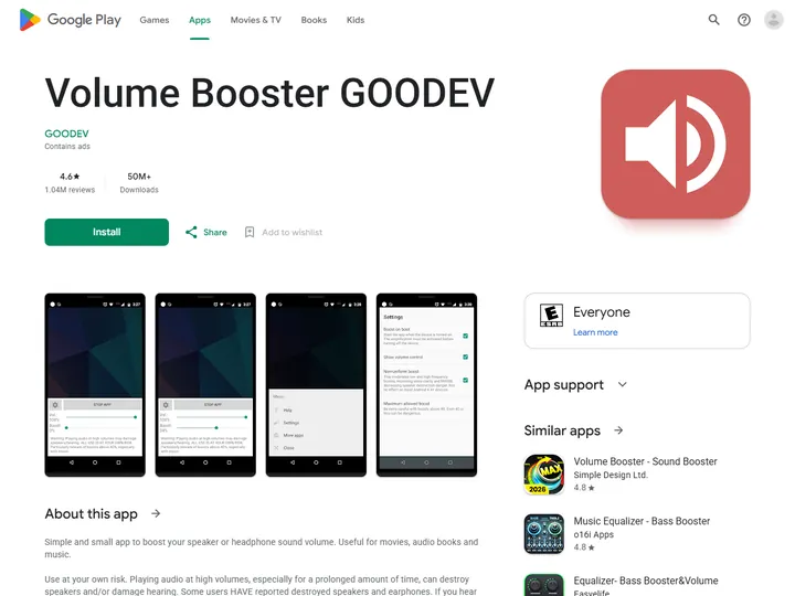 Screenshot of play.google.com