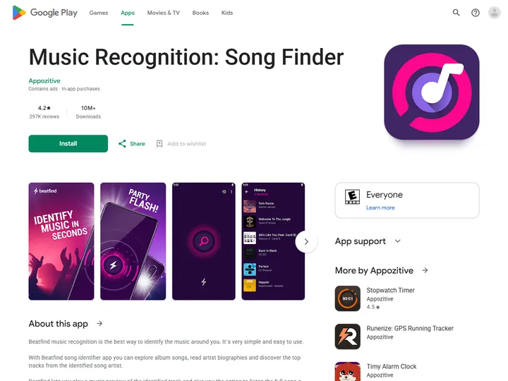 Screenshot of play.google.com