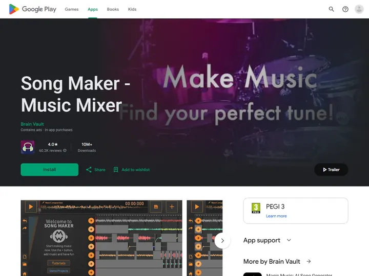 Screenshot of play.google.com