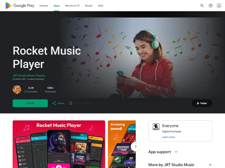Screenshot of play.google.com