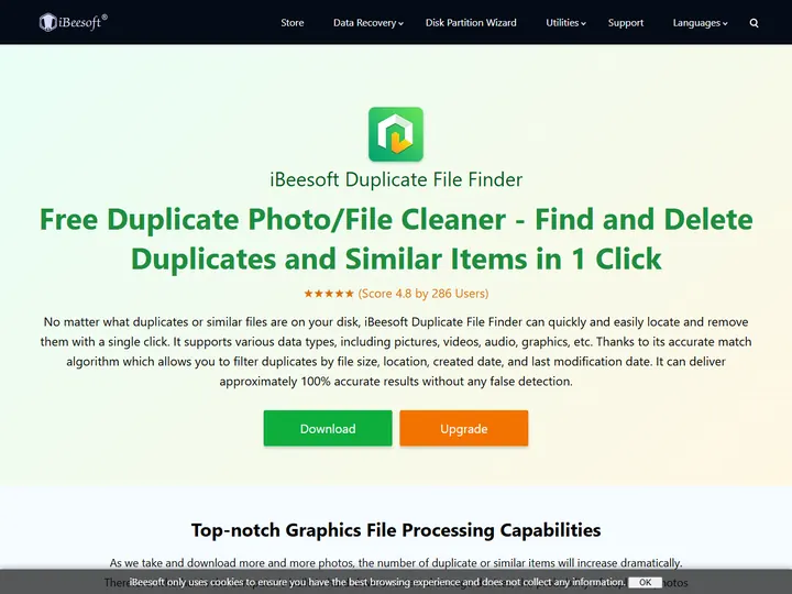 Screenshot of www.ibeesoft.com