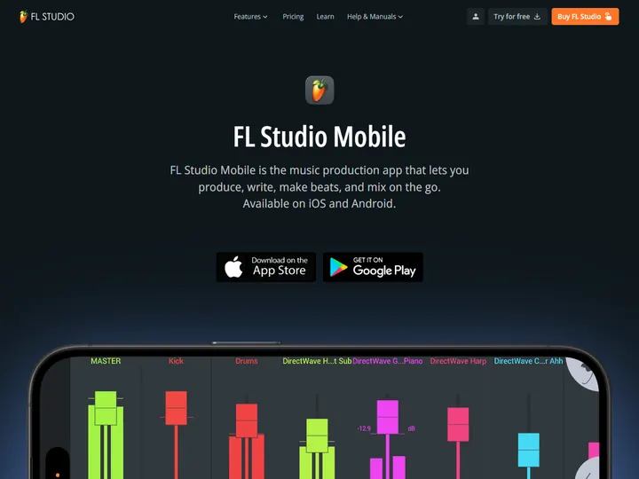 Screenshot of www.image-line.com