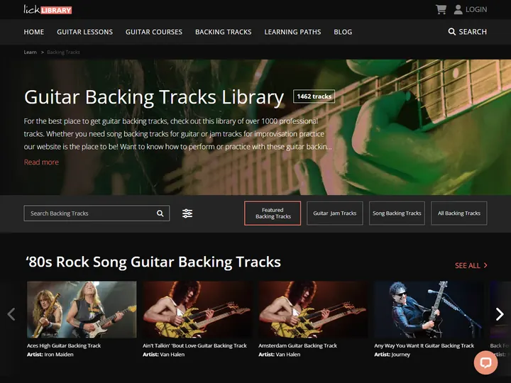 Screenshot of www.licklibrary.com