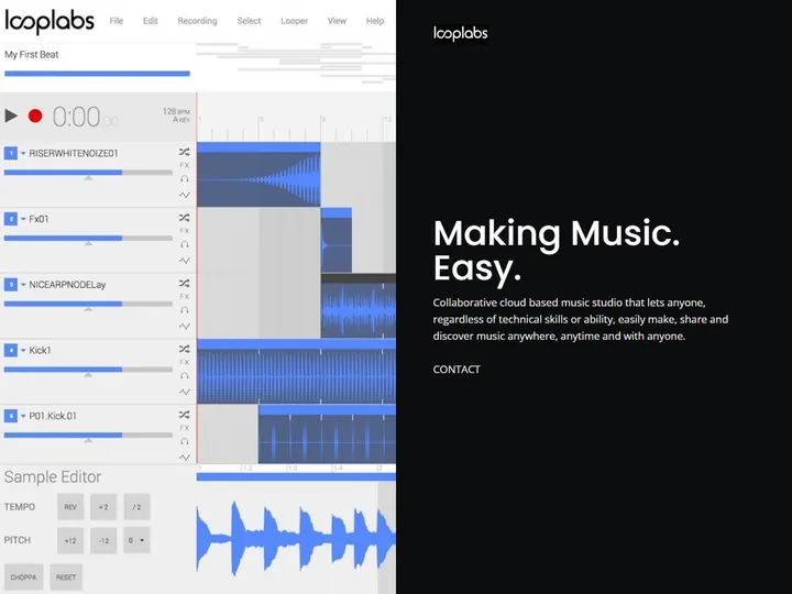Screenshot of www.looplabs.com