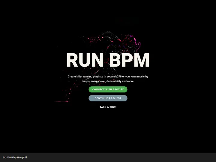 Screenshot of runbpm.app
