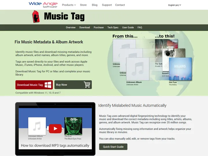 Screenshot of www.wideanglesoftware.com